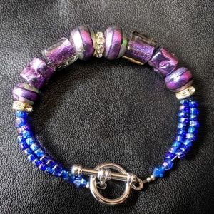 Bracelet Moreno Glass Lamp-made Beads